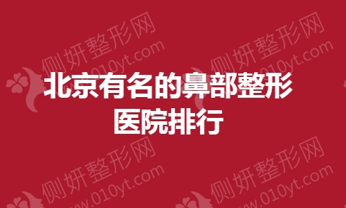 北京有名的鼻部整形医院排行