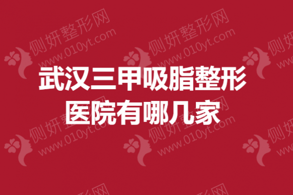 武汉三甲吸脂整形美容医院有哪几家