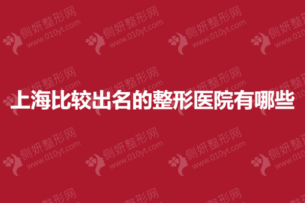 上海比较出名的整形医院有哪些