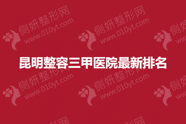 昆明整容三甲医院最新排名