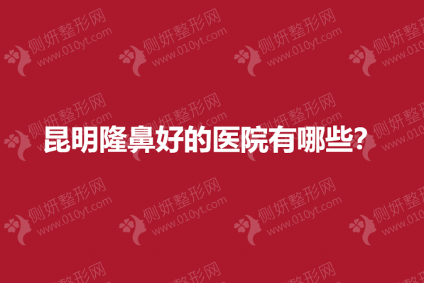 昆明隆鼻好的医院有哪些？