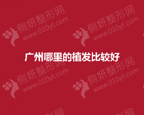 广州哪里的植发比较好