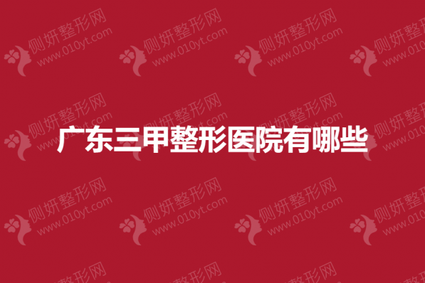 广东三甲整形医院有哪些