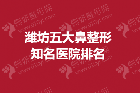 潍坊五大鼻整形知名医院排名榜