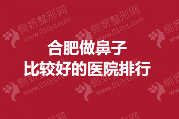 合肥做鼻子比较好的医院排行
